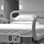DALL·E 2023-03-30 20.35.34 - Create a visually striking image of a hospital bed DALL·E 2023-03-30 20.35.34 - Create a visually striking image of a hospital bed